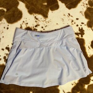 lululemon Lavender Athletic Skirt with Built-In Liner